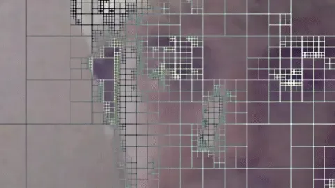 Building a quadtree filter in GLSL, using a probabilistic approach